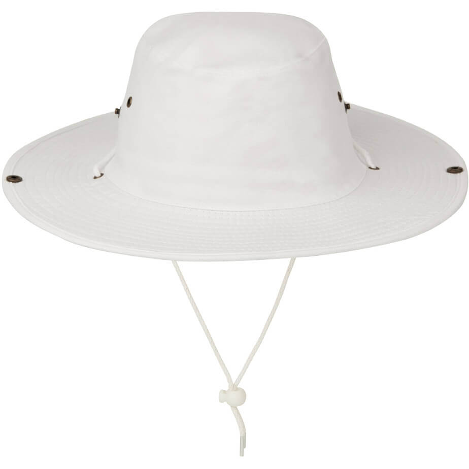 White cheap bush hat