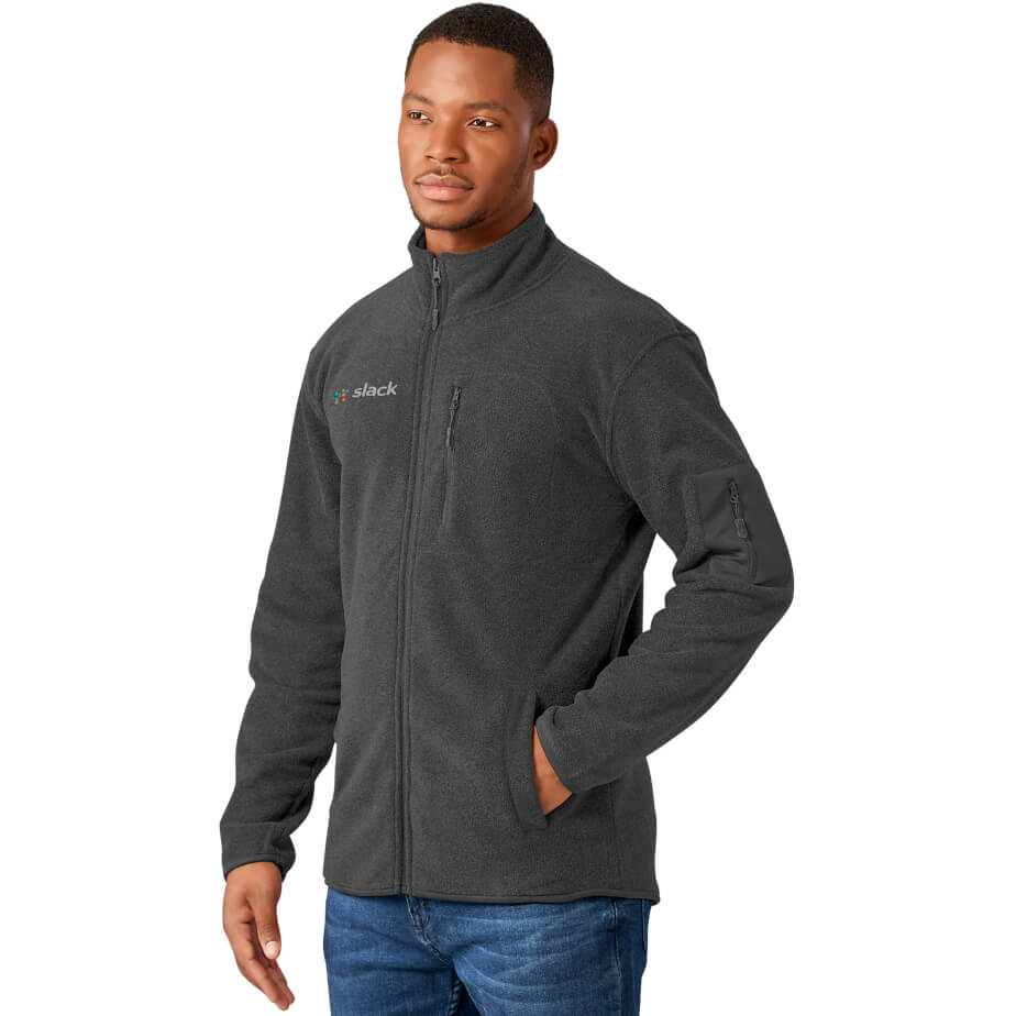 Mens micro best sale fleece jacket